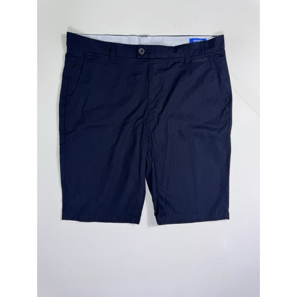 Adidas Originals Mens Shorts 36 Black Cotton Slub Twill G89188 Skater Chino 10in